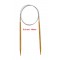 AGULHA CIRCULAR BAMBU/ACO 80CM - 5 0MM