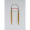 AGULHA CIRCULAR BAMBU/ACO 60CM - 8 0MM