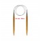 AGULHA CIRCULAR BAMBU/ACO 80CM - 9 0MM
