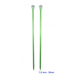 AGULHA TRICO ALUMINIO COLOR 7.0MM 35CM