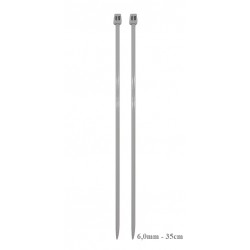AGULHA TRICO ALUMINIO 6.0MM 35CM