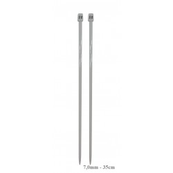 AGULHA TRICO ALUMINIO 7.0MM 35CM
