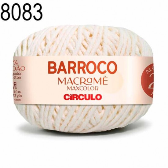 BARROCO MACRAME MAXCOLOR 400G - 8083