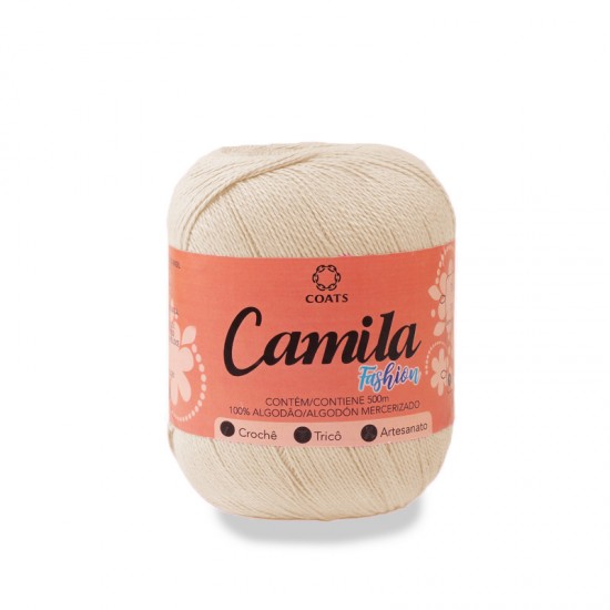 LINHA CROCHE CAMILA FASHION 500M - 00275